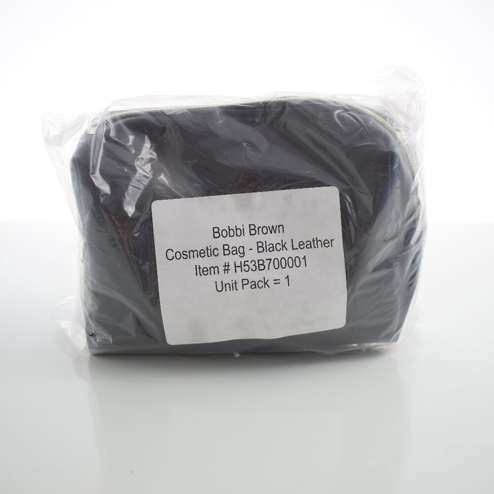 Bobbi Brown Cosmetic Bag - Black Leather